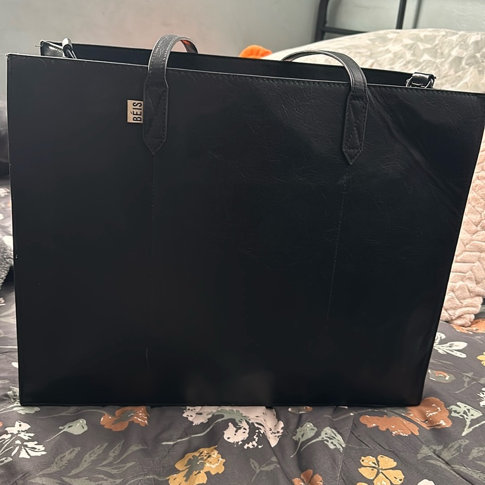 BEIS Black Tote Bag